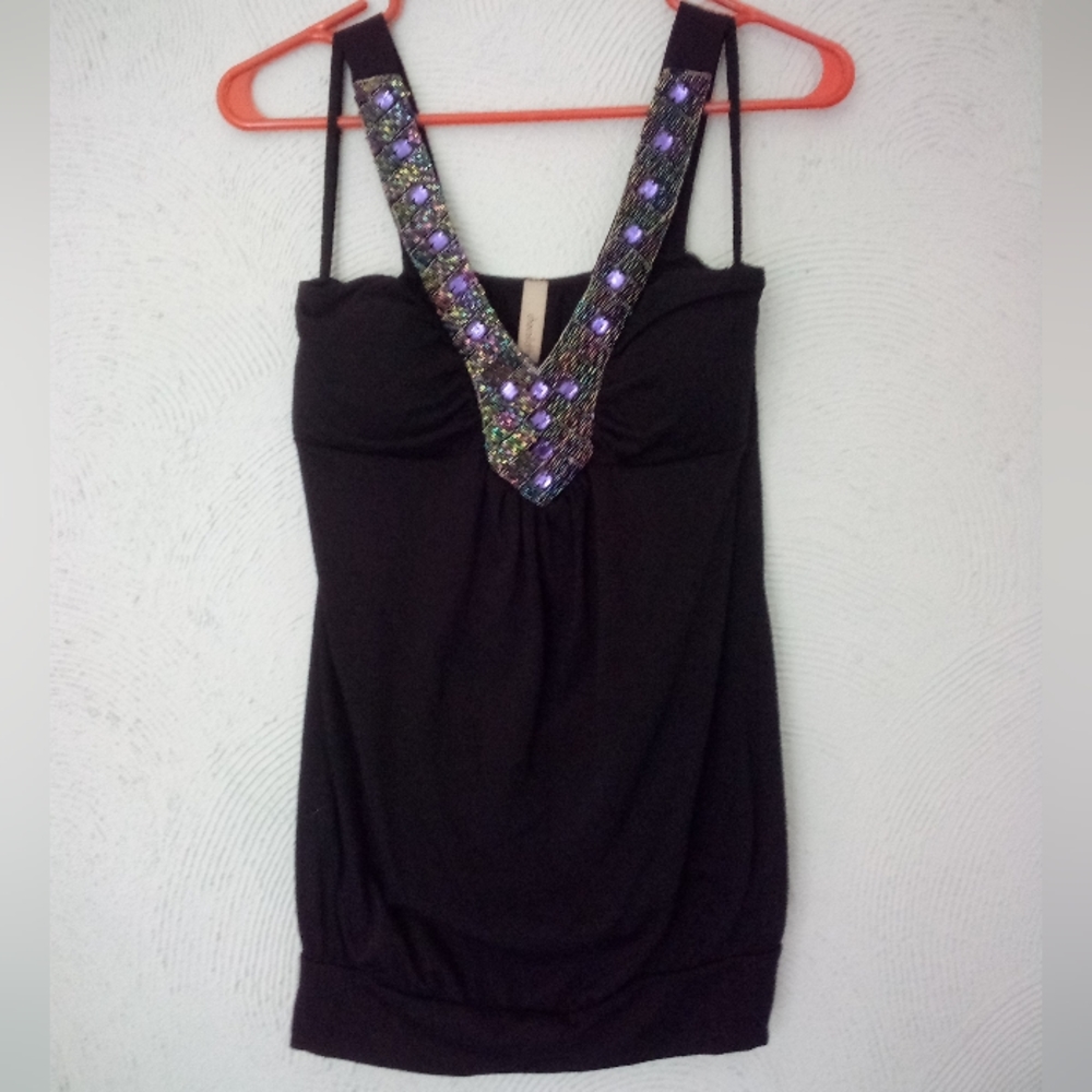Deb Formal Party Going Out Embellished Tank Top